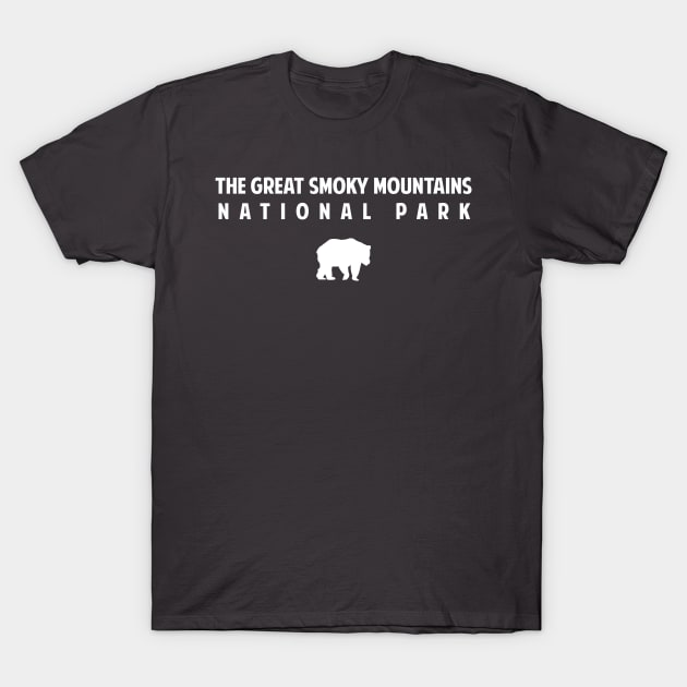 Great Smoky Mountains National Park Bear Retro T-Shirt by roamfree